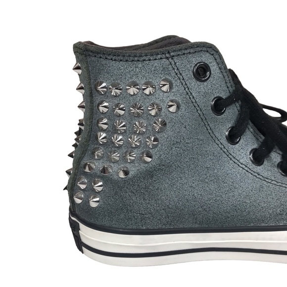 Converse All Star Chuck Taylor Collar Studs Women’s Hi Tops Size 6 - Picture 4 of 12